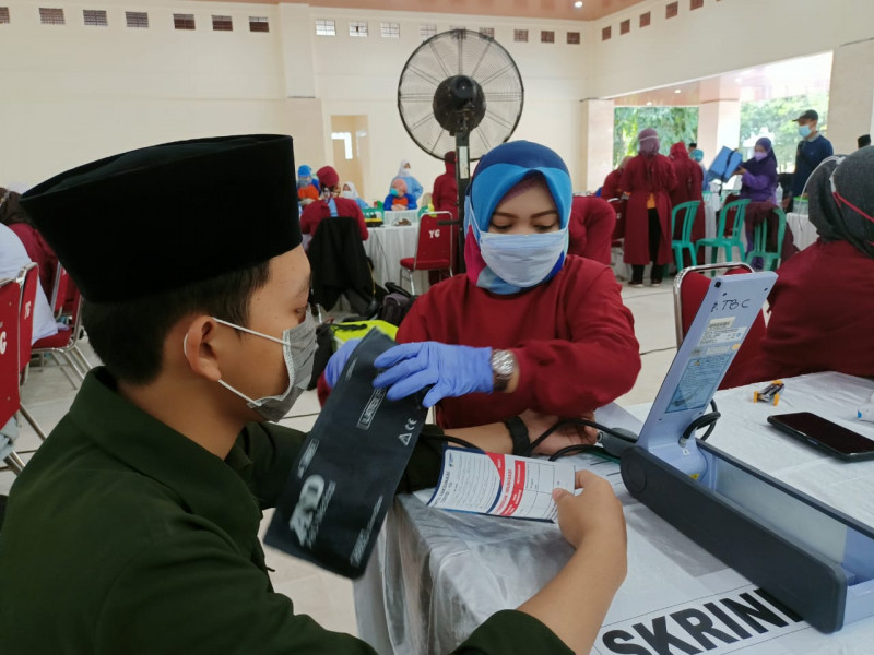 Vaksinasi ISNU Jatim Sumbang Capaian 105 Persen Kota Kediri